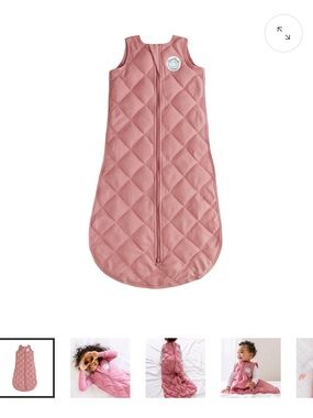 Dreamland Baby Pink Quilted Sleep Sack Swaddle